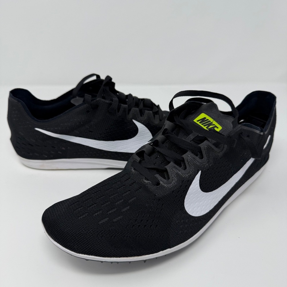 Nike Zoom Matumbo 3 Shoes Size 12 Black Track Spikes Running Men's